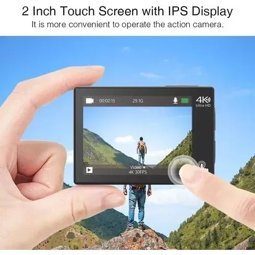 Dragon Touch Vision 3 Pro cámara de acción 4K, foto 7 de 7